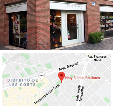Localización Naty Blanco Estilistes